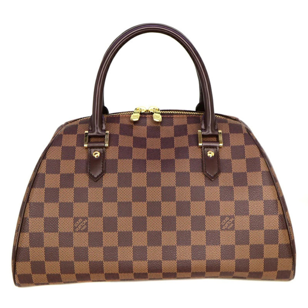 LOUIS VUITTON Rivera Handbag Damier Ebene Brown Bag